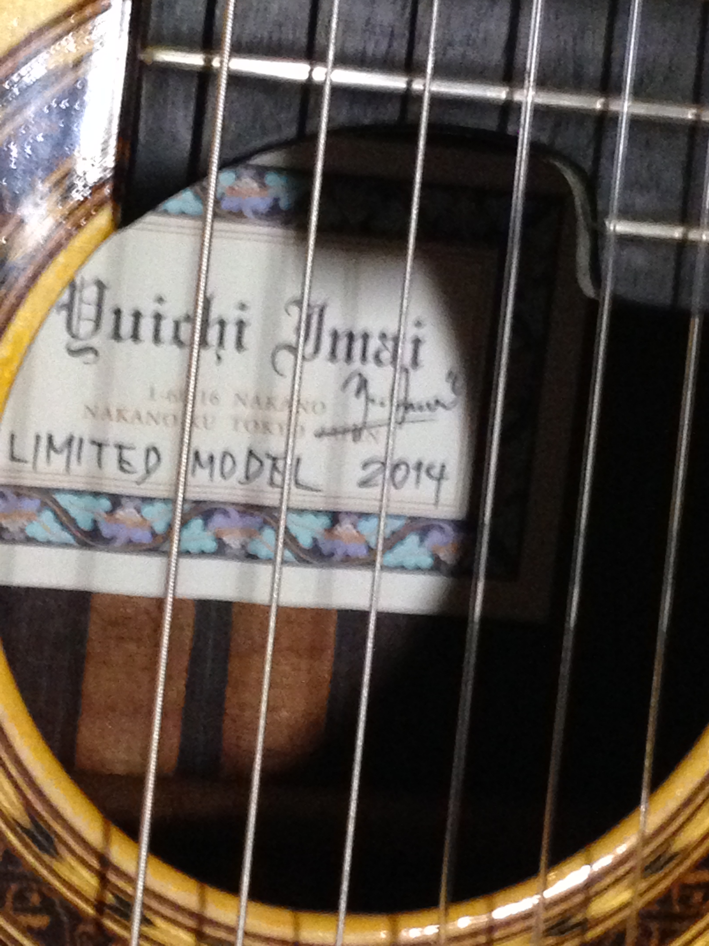 Yuichi Imai Limited Model 2014 | Concert Guitar Gallery